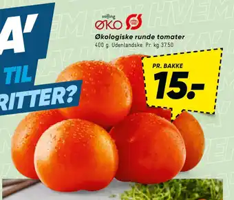 Bilka Økologiske runde tomater tilbud
