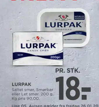 MENY LURPAK tilbud