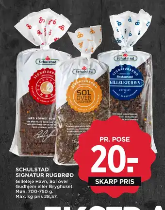 MENY SCHULSTAD SIGNATUR RUGBRØD tilbud