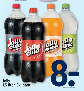 REMA 1000 Jolly 1.5 liter. Ex. pant tilbud