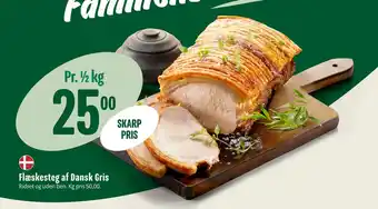 Min Købmand Flæskesteg af Dansk Gris tilbud