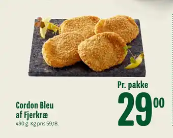 Min Købmand Cordon Bleu af Fjerkræ tilbud