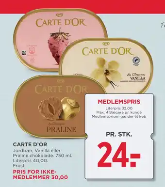 MENY CARTE D’OR tilbud