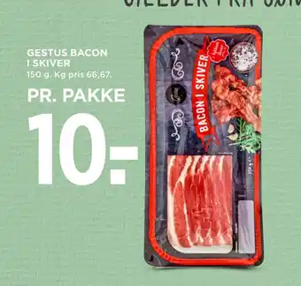 MENY GESTUS BACON I SKIVER tilbud