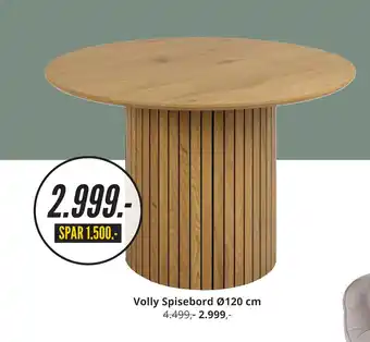 My Home Volly Spisebord Ø120 cm tilbud