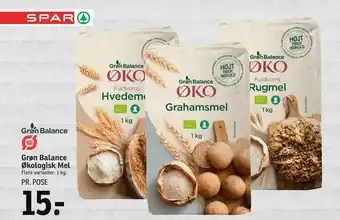 SPAR Grøn Balance Økologisk Mel tilbud