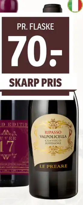 SPAR Le Preare Ripasso Classico Superiore tilbud