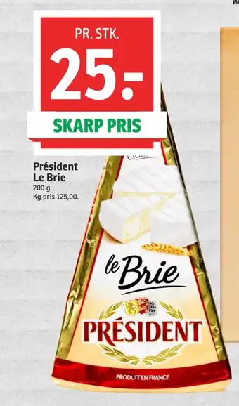 SPAR Président Le Brie tilbud