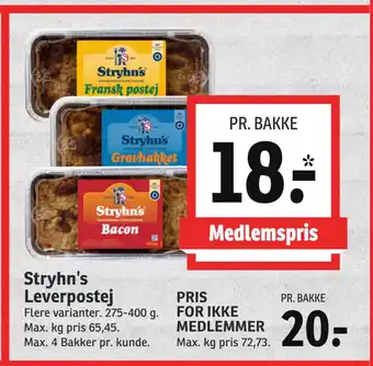 SPAR Stryhn’s Leverpostej tilbud