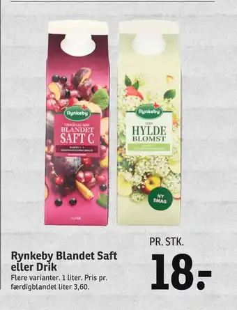 SPAR Rynkeby Blandet Saft eller Drik tilbud