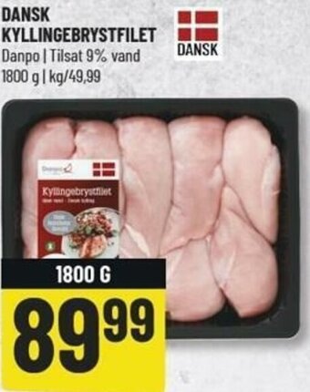 Løvbjerg Dansk Kyllingebrystfilet 1800g tilbud