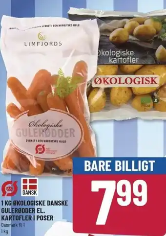 Løvbjerg Økologiske Danske Gulerødder El. Kartofler I Poser 1 Kg tilbud