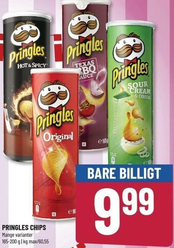 Løvbjerg Pringles Chips 165-200g tilbud