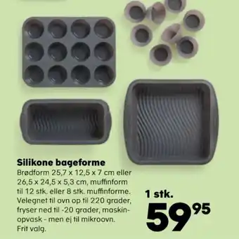 Kvickly Silikone bageforme tilbud