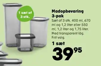 Madopbevaring 3-pak