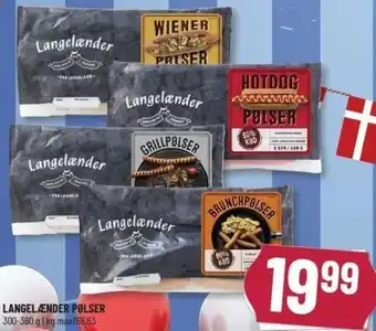 Løvbjerg Langelænder Pølser 330-360 g tilbud