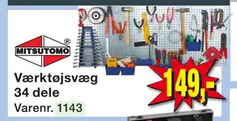 Harald Nyborg Værktøjsvæg 34 dele tilbud