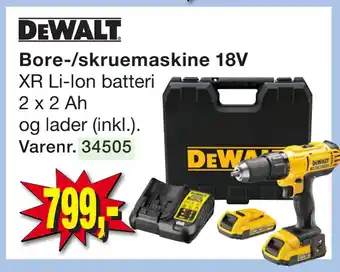 Harald Nyborg Bore-/skruemaskine 18V tilbud