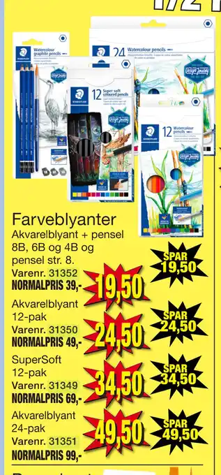 Harald Nyborg Farveblyanter tilbud