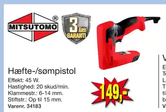 Harald Nyborg Hæfte-/sømpistol tilbud
