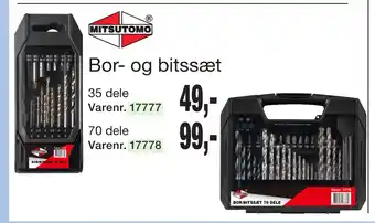 Harald Nyborg Bor- og bitssæt tilbud