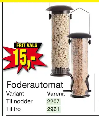 Harald Nyborg Foderautomat tilbud