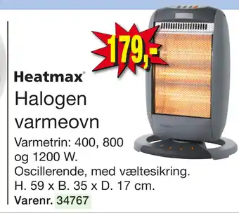 Harald Nyborg Halogen varmeovn tilbud