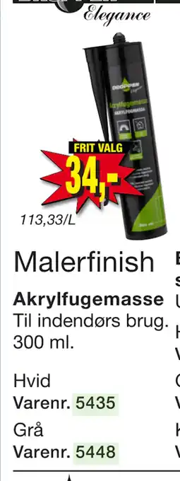 Harald Nyborg Malerfinish tilbud