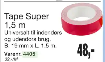 Harald Nyborg Tape Super 1,5 m tilbud