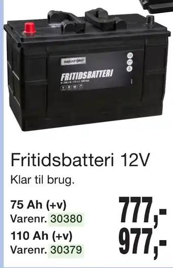 Harald Nyborg Fritidsbatteri 12V tilbud