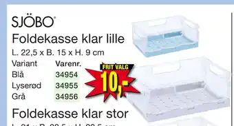 Harald Nyborg Foldekasse klar lille tilbud
