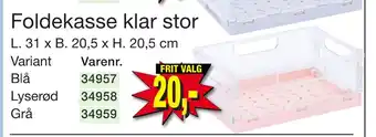 Harald Nyborg Foldekasse klar stor tilbud
