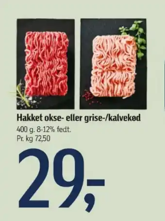 Føtex Hakket okse- eller grise-/kalvekød tilbud