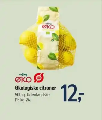 Økologiske citroner