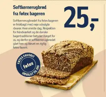 Føtex Softkernerugbrød fra føtex bageren tilbud