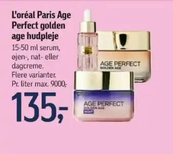 Føtex L'oréal Paris Age Perfect golden age hudpleje tilbud