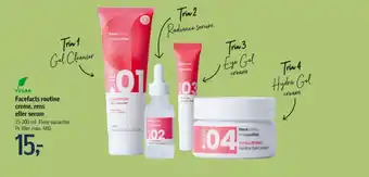 Føtex Facefacts routine creme, rens eller serum tilbud