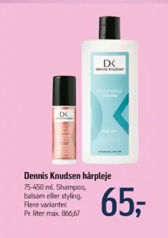 Føtex Dennis Knudsen hårpleje tilbud