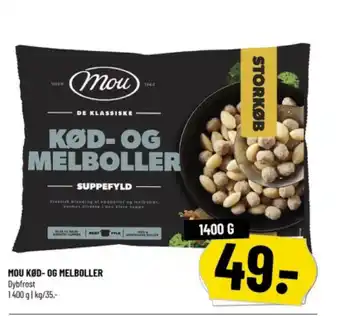 MOU KØD- OG MELBOLLER