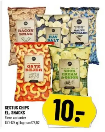 Løvbjerg GESTUS CHIPS EL. SNACKS tilbud