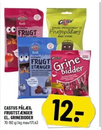 Løvbjerg CASTUS PÅLÆG, FRUGTSTÆNGER EL. GRINEBIDDER tilbud
