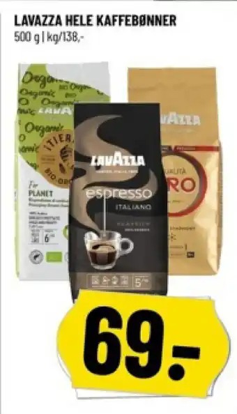 Løvbjerg LAVAZZA HELE KAFFEBØNNER tilbud