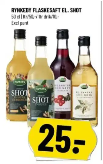 Løvbjerg RYNKEBY FLASKESAFT EL. SHOT tilbud