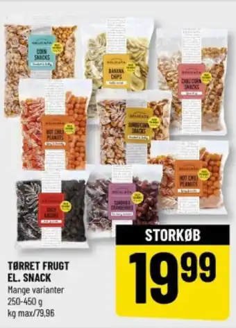 Løvbjerg TØRRET FRUGT EL. SNACK tilbud
