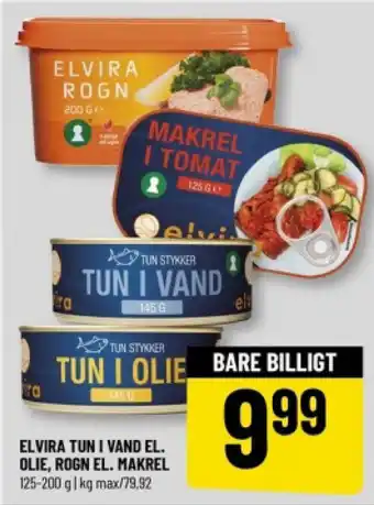Løvbjerg ELVIRA TUN I VAND EL. OLIE, ROGN EL. MAKREL tilbud