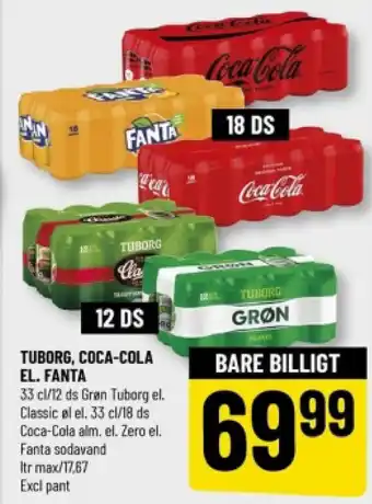 Løvbjerg TUBORG, COCA-COLA EL. FANTA tilbud