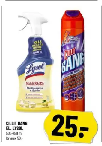 Løvbjerg CILLIT BANG EL. LYSOL tilbud