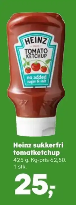 Heinz sukkerfri tomatketchup