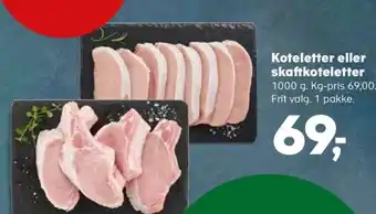 Koteletter eller skaftkoteletter