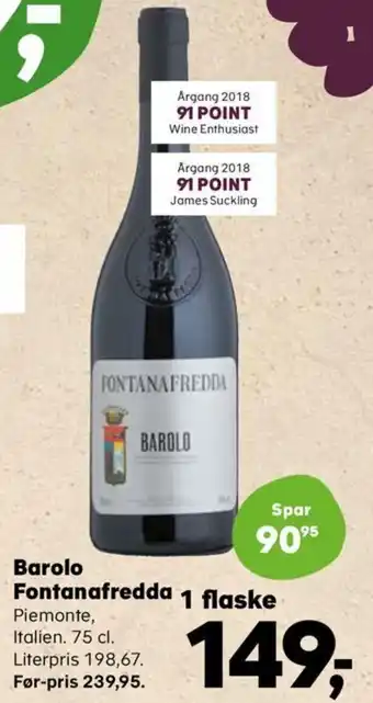 Barolo Fontanafredda